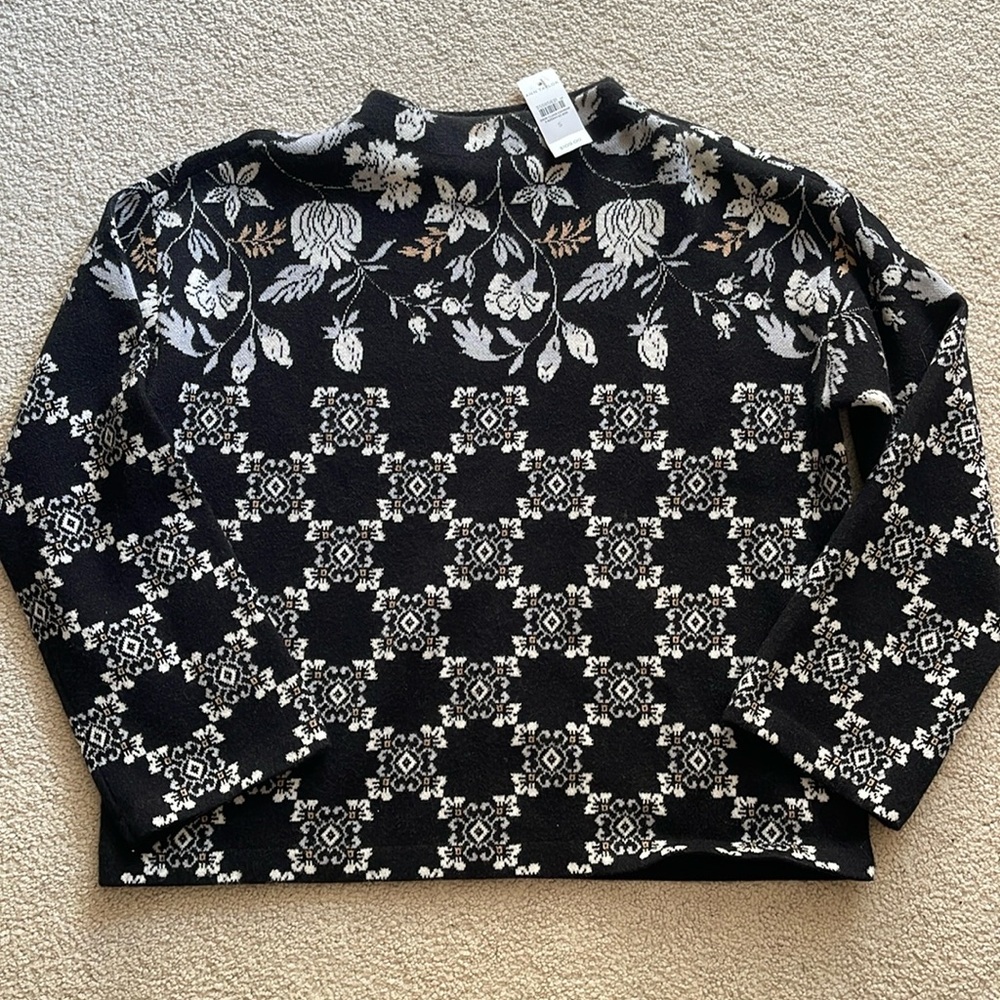 Ann Taylor Floral Sweater Size Small - Picture 2 of 6